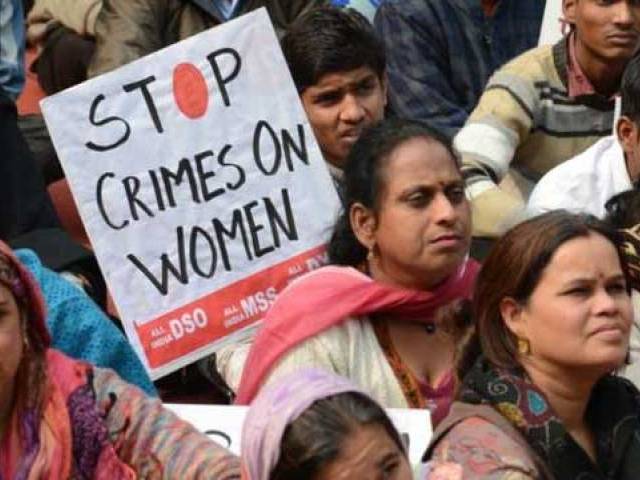 People protesting against rape in India