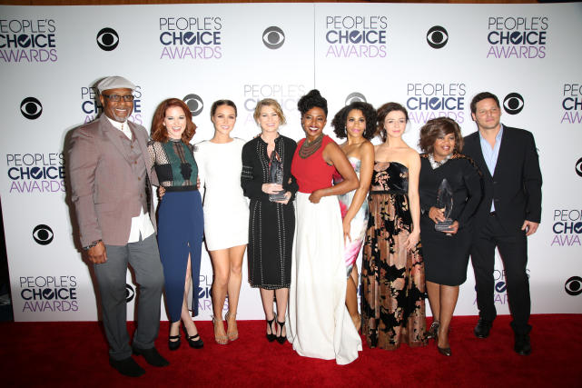 39;Grey's Anatomy&#39 Cast 2016 People's Choice Awards