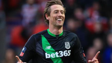 Peter Crouch'Ideally I'd like to stay at Stoke because I think we're a top 10 side and I'd like to be a part of that