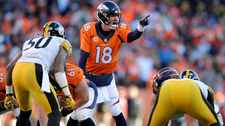 Peyton Manning Denver Broncos v Pittsburgh Steelers NFL