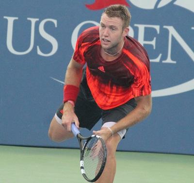 American Jack Sock came back from a set down to beat Kevin Anderson and reach the ASB Classic semifinals