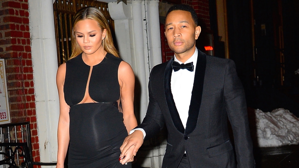 Chrissy Teigen Shows Off Bump After A Hard Day At The Gym