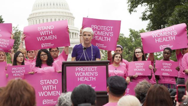 Planned Parenthood President Cecile Richards at a rally last year to defend the organization from charges it was selling fetal material