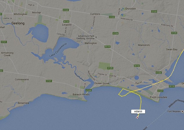 Police and emergency services are currently at the scene of the incident at Barwon Heads in Victoria