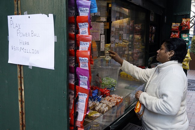 Powerball jackpot hits $450 million for tonight's drawing