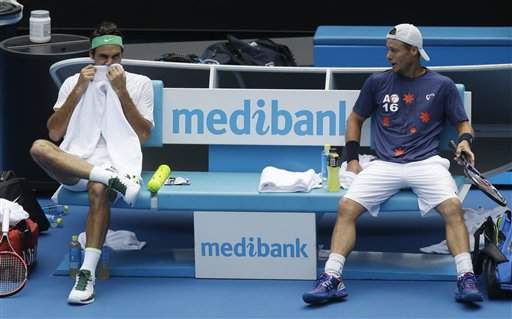 Rafael Nadal reveals thinning hair at Australian Open party in Melbourne