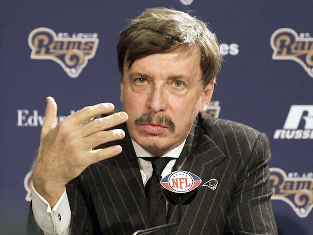 Rams owner Stan Kroenke wants to move the team from St. Louis to the Los Angeles area.			AP file