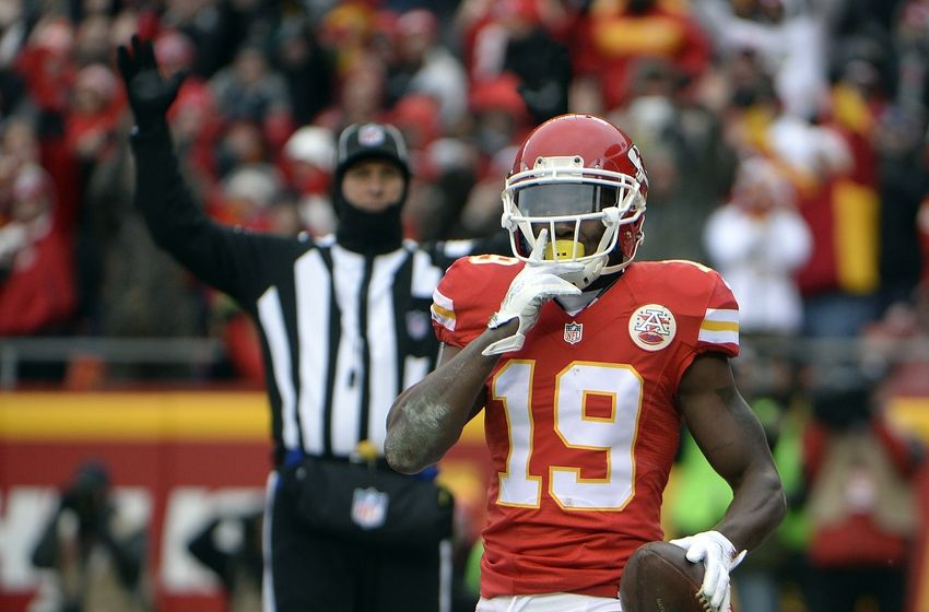 Chiefs Jeremy Maclin is active for AFC Divisional Playoff game vs Patriots