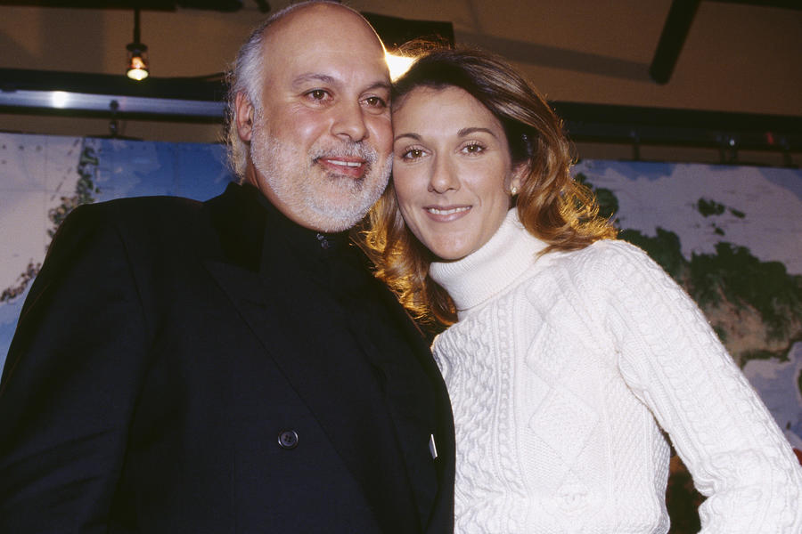 René Angelil and Céline Dion