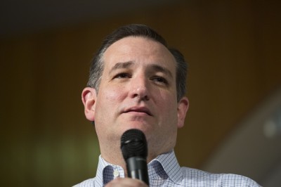 Republican presidential hopeful Ted Cruz during a campaign stop in Oklahoma City last month