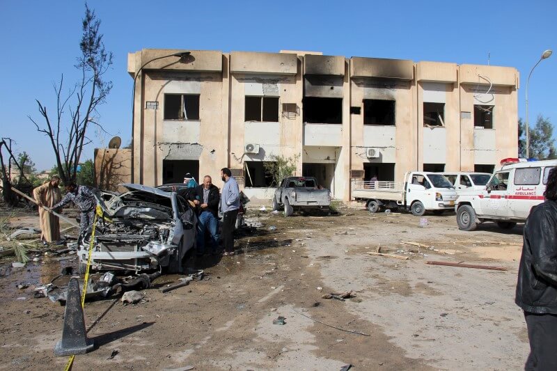 Reuters47 people have been killed after an explosion at a police training centre in Zliten Libya