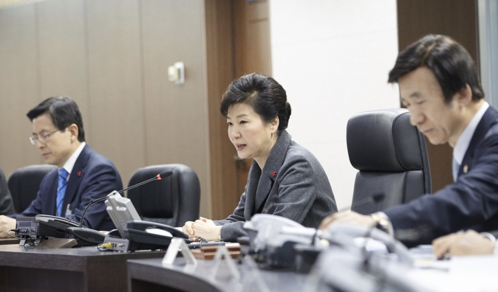 ReutersSouth Korean President Park Geun-hye presides over the National Security Council at the Presidential Blue House in Seoul South Korea