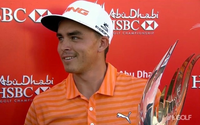 Rickie Fowler takes a trophy back to the United States