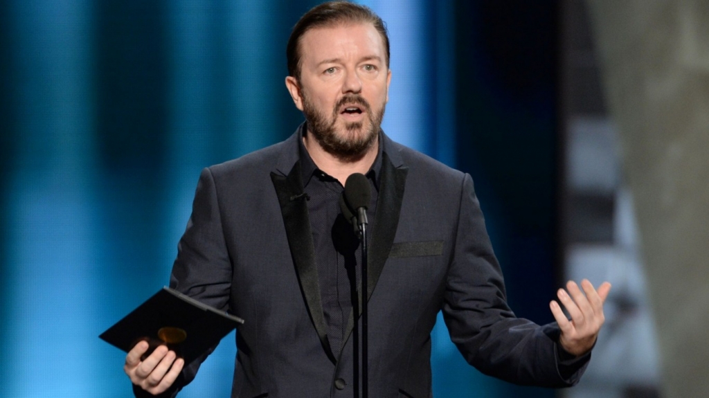 Ricky Gervais slams Oscars for failing to nominate black actors