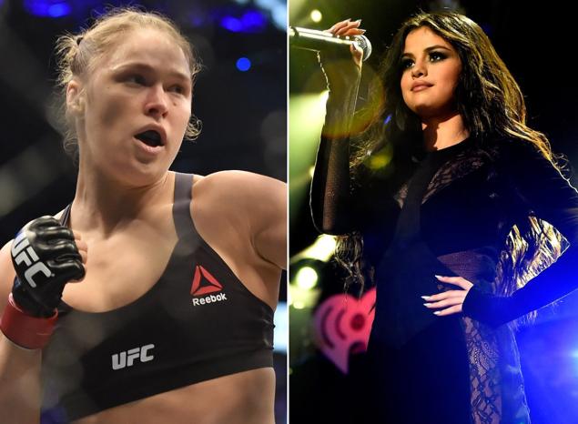 UFC fighter Ronda Rousey and singer Selena Gomez will make their'Saturday Night Live debuts Jan. 23