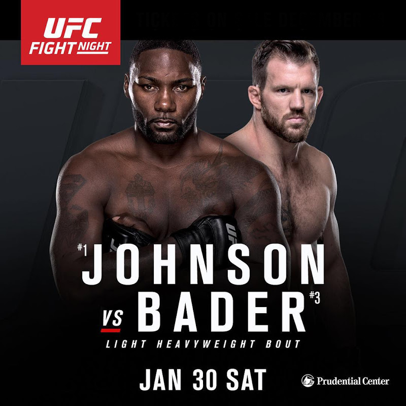 UFC: Ryan Bader to headling at Prudential Center