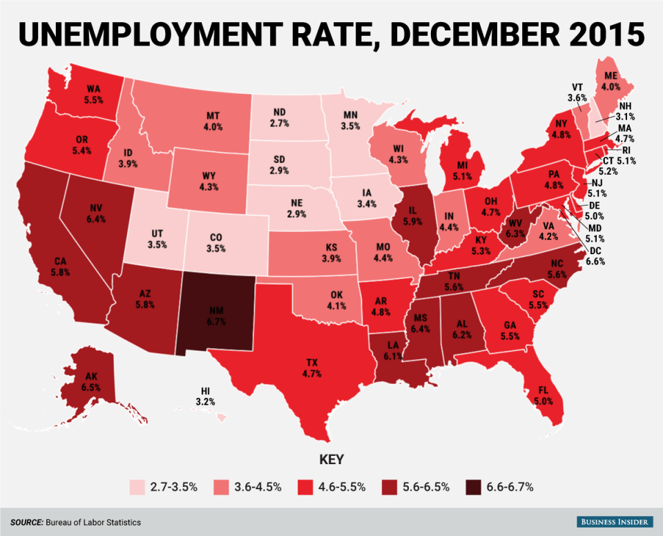 Business Insider Andy Kiersz data from Bureau of Labor Statistics