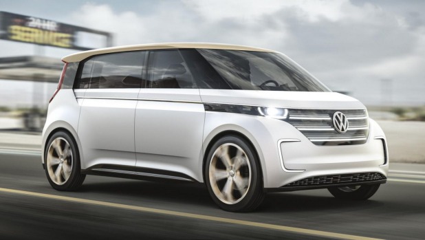 Volkswagen's Budd-e concept van unveiled at CES in Las Vegas