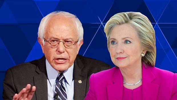 Hillary Clinton Bernie Sanders clash as race tightens