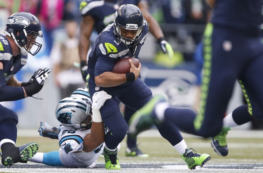 Carolina Panthers Defending Russell Wilson