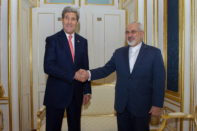 John Kerry and Iranian Foreign Minister Javad Zarif