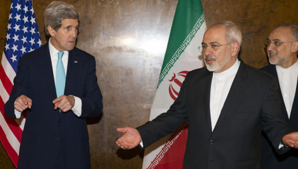 Secretary of State John Kerry and Iran’s Foreign Minister Mohammad Jawad Zarif resume nuclear negotiations in Montreux Mar. 2 2015