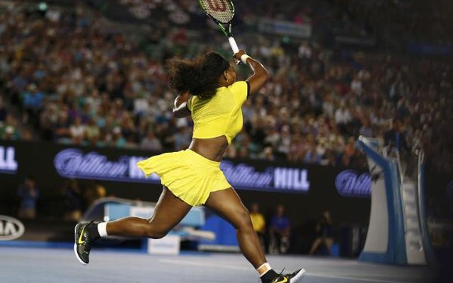 Serena Williams beats Agnieszka Radwanska in just 64 minutes at the Rod Laver Arena. Reuters