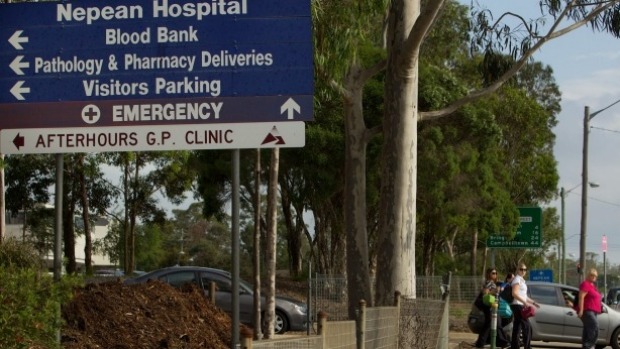 Police confirmed they were called to the hospital in Penrith just before 10.30pm on Tuesday after receiving reports a man aged 39 was threatening a doctor with scissors