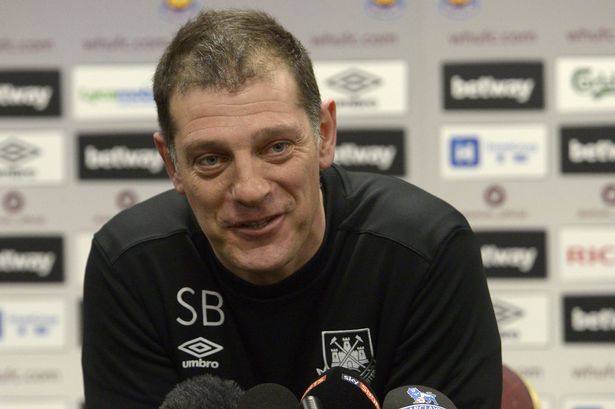 Slaven Bilic of West Ham United during his press conference ahead of training at Chadwell Heath