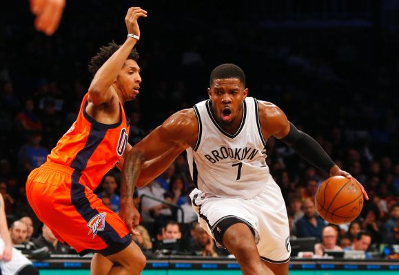 Joe Johnson #7 of the Brooklyn Nets