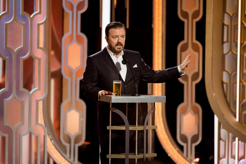 Hollywood Foreign Press Association on 10 January 2016 shows Ricky Gervais hosting the 73rd Annual Golden Globe Awards  EPA