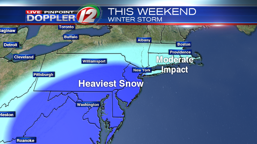 South, East brace for big storm, significant snowfall