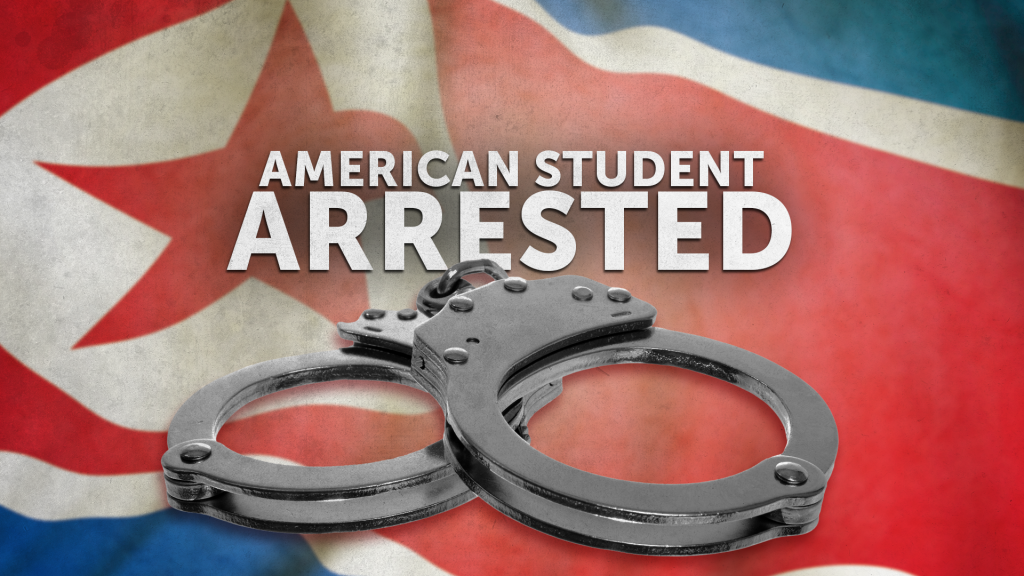 American Student Arrested