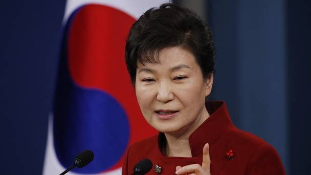 South Korean president Park Geun-hye urged China to help punish Pyongyang's recent nuclear test