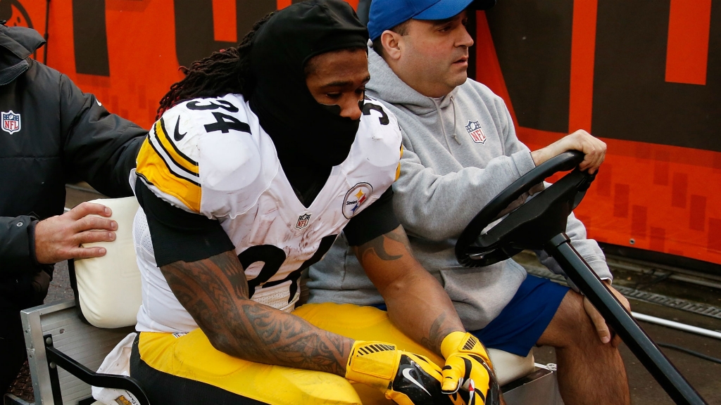 Steelers running back De Angelo Williams