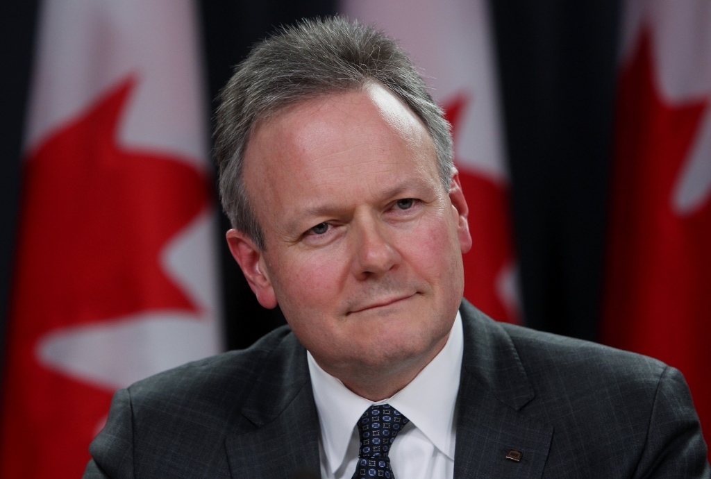 Stephen Poloz governor of the Bank of Canada pauses during a press conference in Ottawa on Jan. 22 2014