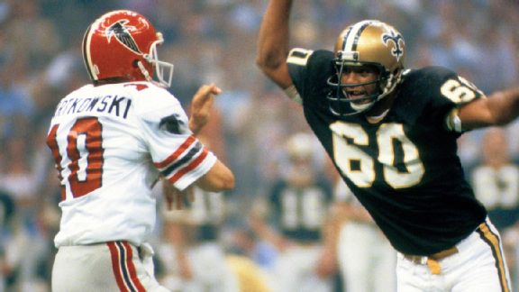 Steve Bartkowski threw for 312 yards and three touchdowns in the Falcons 40-34 opening day win over the Saints in 1979