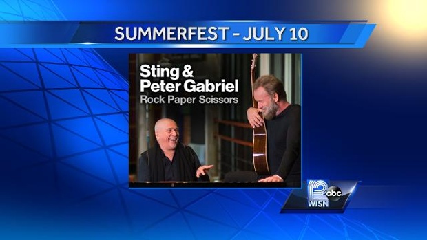 Sting, Peter Gabriel announce 'Rock, Paper Scissors' tour