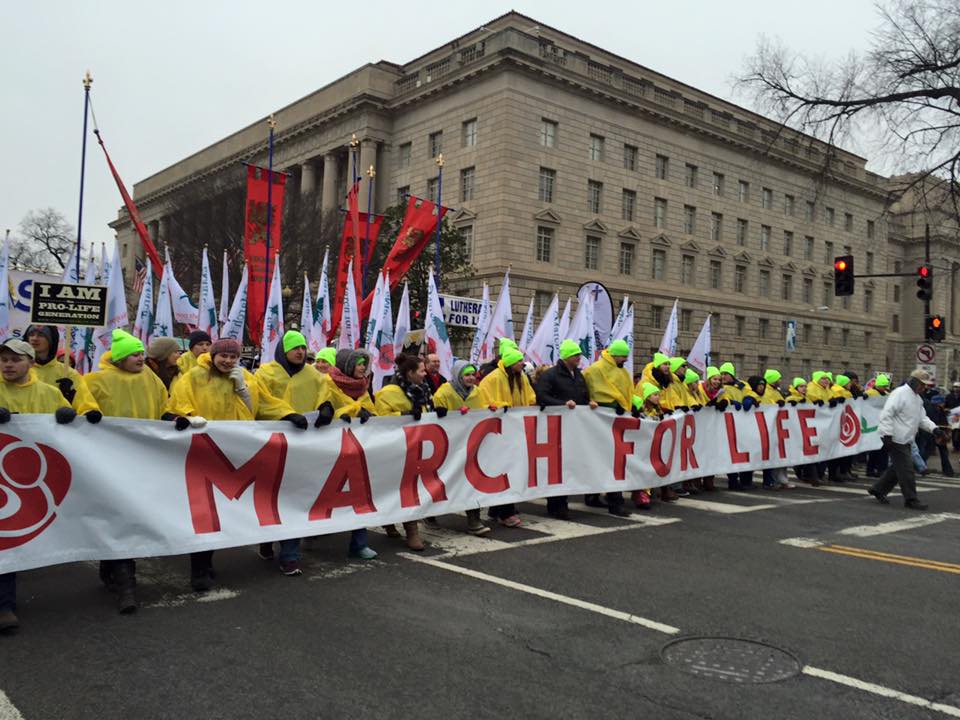 As a winter storm slams the east coast some Nebraskans who traveled to D.C. for the March for Life were forced to return early