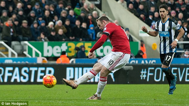 Striker Wayne Rooney capped an impressive display by scoring twice for Manchester United