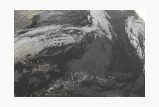 This NOAA satellite image taken Thursday Jan. 14 2016 at 12:45 AM EST shows a stationary front across the Bahamas and Cuba. Widespread rain showers accompany this boundary as it slowly drifts to the south. The remainder of the Caribbean basin is quiet