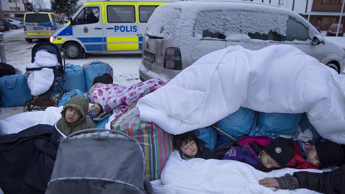 Sweden may expel up to 80,000 failed asylum-seekers            
    
              
     
     
           Show Grid