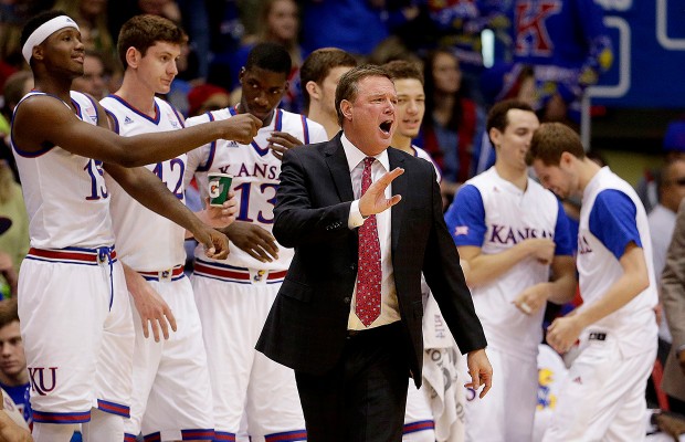 Kansas moves to No. 1 will face No. 2 Oklahoma Monday night