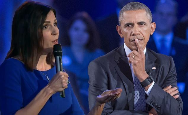 Taya Kyle took on President Obama at CNN's town hall in Virginia