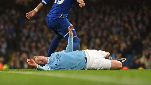 Tear in ligaments force Manchester City's Kevin De Bruyne to sit out for about 10 weeks