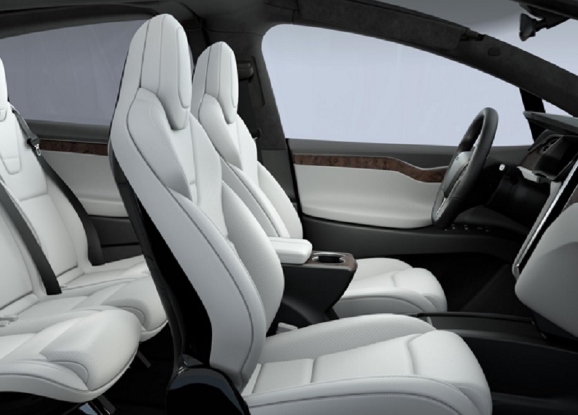 Tesla Motors Model X Ultra White Interior