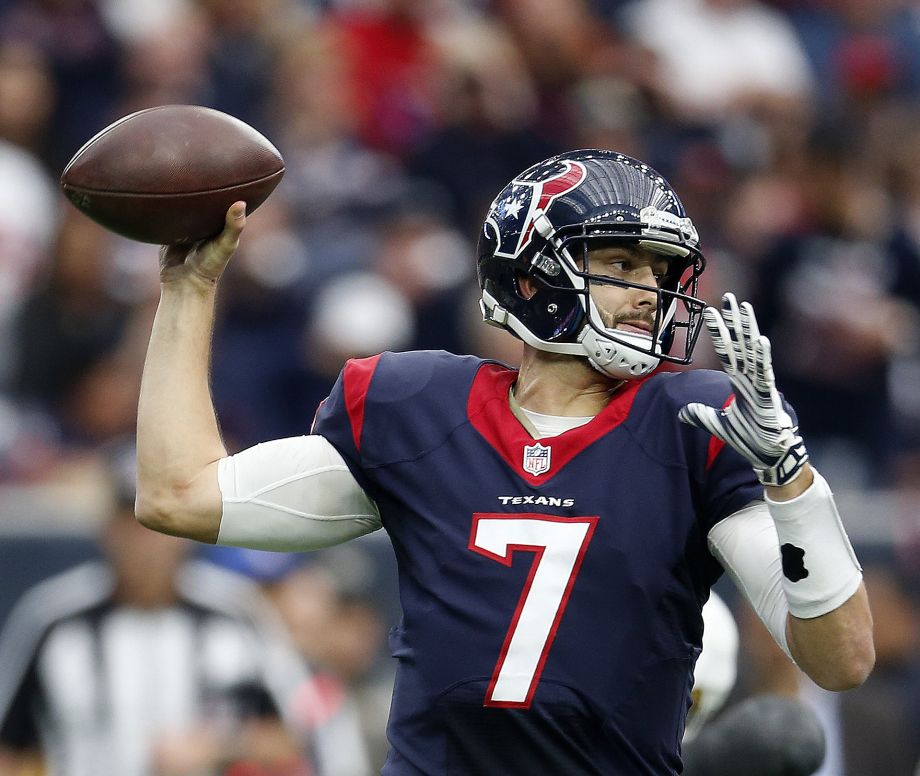 After beginning the season as the starting quarterback Brian Hoyer was back under center for the Texans on Sunday. Along the way he was benched for several games and sustained two concussions