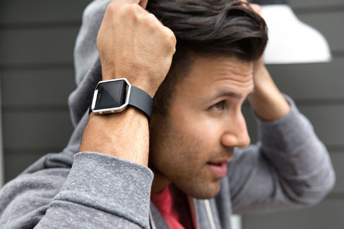 The Blaze is Fitbit's first wearable that looks like a full-on smartwatch