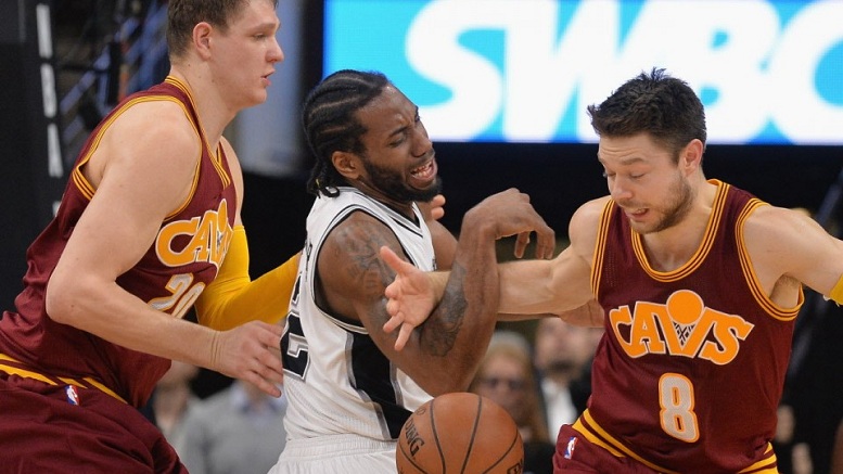 The Cavaliers had their eight-game winning streak snapped Thursday the Spurs