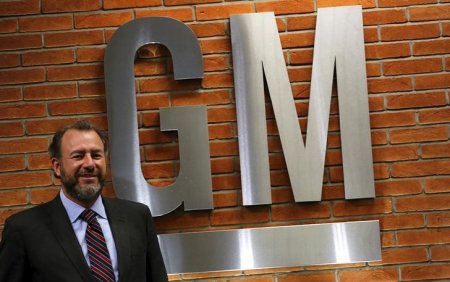 Dan Ammann President of General Motors poses after news conference in Sao Paulo